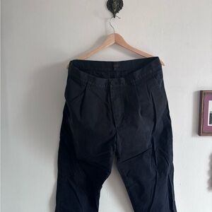 Cos pleated pants in navy